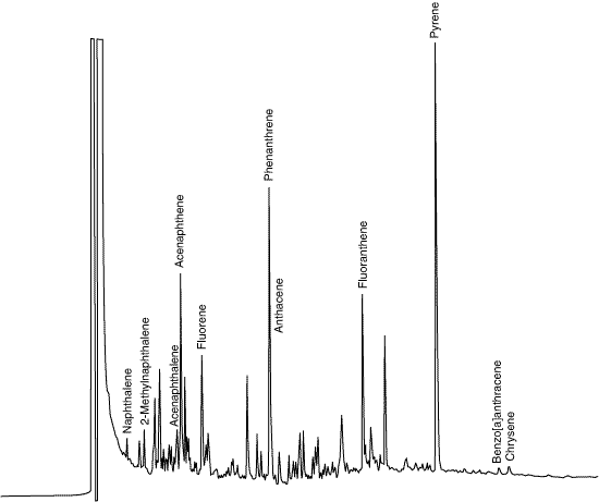 PAHs in soil from a superfund site