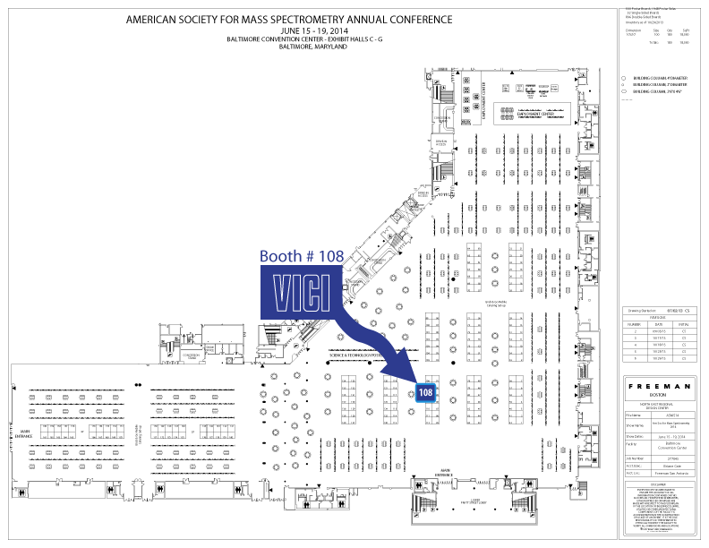 VICI AG booth at ASMS