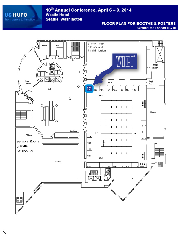 VICI AG booth at US HUPO