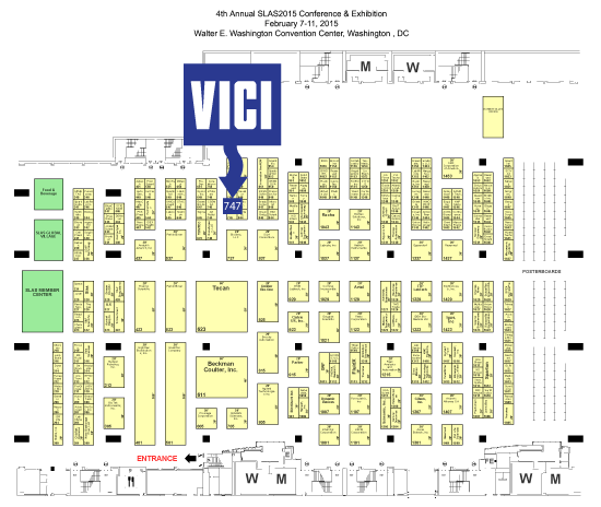 VICI booth at SLAS