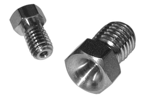 controlled radius nuts for UHPLC