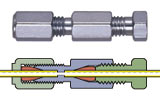 stainless external/internal union